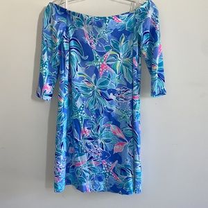 Lilly Pulitzer Lauarana Off The Shoulder Dress‎